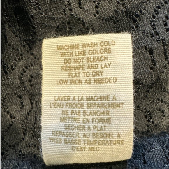 Free People Small‎ Black Sleeveless Blouse Lace Ruffles Stretch Sheer Tank Top - Picture 10 of 10